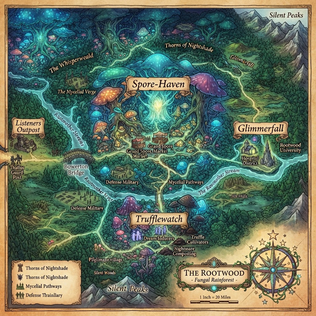 Map of The Rootwood