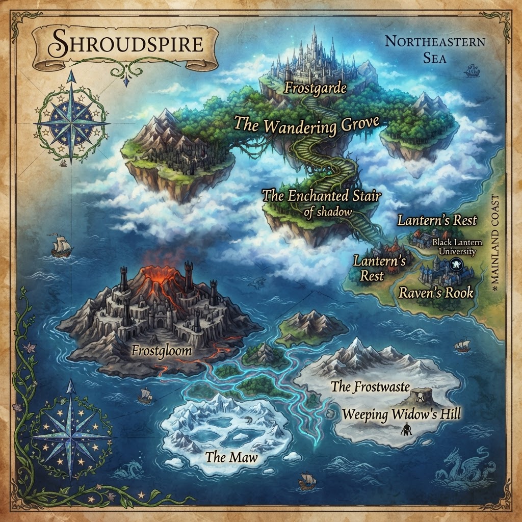 Map of Shroudspire